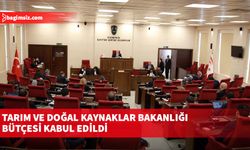 Meclis Genel Kurulu’nda Tarım ve Doğal Kaynaklar Bakanlığı bütçesi kabul edildi