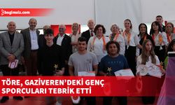 Meclis Başkanı Töre, Gaziveren’de başarılı gençler için düzenlenen ödül törenine katıldı