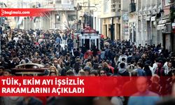 TÜİK, ekim ayı işsizlik rakamlarını açıkladı