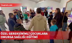 Gazimağusa’da özel gereksinimli çocuklara omurga sağlığı eğitimi verildi