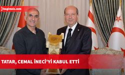 Tatar Uluslararası Gazi Yarı Maratonu’nda birinci gelen Cemal İneci'yi kabul etti