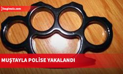 Muştayla polise yakalandı