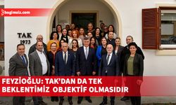 Feyzioğlu: TAK topluma doğru haber verme görevini objektif ve siyaset üstü bir şekilde yerine getirmektedir