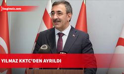 TC Cumhurbaşkanı Yardımcısı Yılmaz KKTC'den ayrıldı