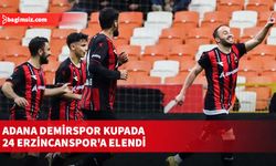 Adana Demirspor kupada 24 Erzincanspor'a elendi