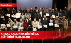 Temel Arıcılık Eğitim Programını tamamlayanlara sertifikaları taktim edildi