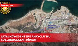 Yarın 5 saat boyunca eski sahil yolundan trafik akışı sağlanacak