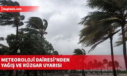 Meteoroloji Dairesi, bu gece için yağış ve kuvvetli rüzgar uyarısı yaptı