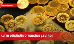 Altın düşüşünü tersine çevirdi