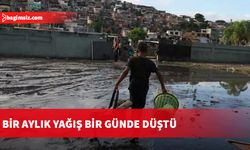 Brezilya'da bir aylık yağış bir günde düştü: 11 ölü, 2 kayıp