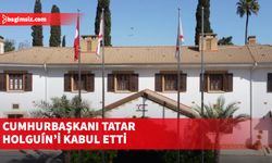 Cumhurbaşkanı Tatar, BMGS Kıbrıs Şahsi Temsilcisi Holguín’i Kabul Etti