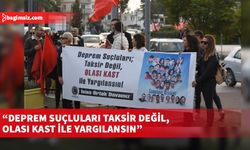 KTOEÖS İsias sanıklarının olası kastla yargılanması talebiyle Başbakanlık ışıklarında eylem yaptı