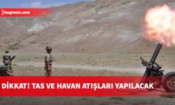 Mevlevi Ağır Silah Atış alanında atışlar yapılacak