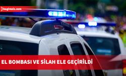 Yer: Güney Kıbrıs.... El bombası ve silah ele geçirildi