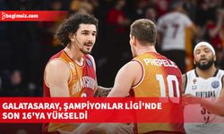 Galatasaray, Şampiyonlar Ligi'nde son 16'ya yükseldi