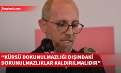 Alas: Kürsü dokunulmazlığı dışındaki dokunulmazlıklar kaldırılmalıdır