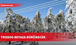 Kar geliyor... Trodos beyaza bürünecek...