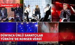 Türkiye geçen yıl dünyaca ünlü sanatçıların konserlerine ev sahipliği yaptı