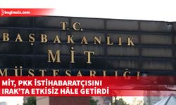 MİT, Türkiye'ye yönelik istihbarat toplayan terör örgütü mensubunu Irak'ta etkisiz hale getirdi