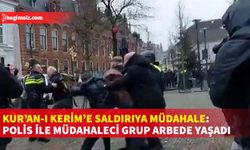 Hollanda'da belediyeden izin alınan Kur'an-ı Kerim yakma eylemine karşı bir grubun gösteri yaptığı belirtildi