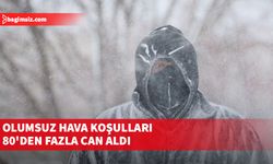 ABD'de olumsuz hava koşulları 80'den fazla can aldı