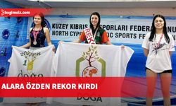 Alara Özden yüzmede rekor kırdı