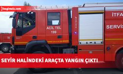 Aracın turbosu ile muhtelif motor aksamları yandı