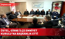 Başbakan Ünal Üstel, Girne İlçe Emniyet Kurulu toplantısına başkanlık etti