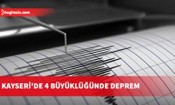 Kayseri'de 4 büyüklüğünde deprem