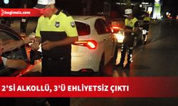 14 araç trafikten men edildi