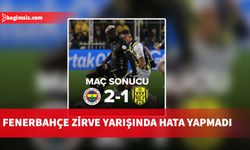 Fenerbahçe, Ankaragücü'nü 2-1 mağlup etti