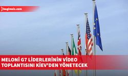 İtalya Başbakanı Meloni, G7 liderlerinin video konferans toplantısını Kiev'den yönetecek