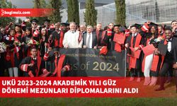 UKÜ 2023-2024 Akademik Yılı Güz Dönemi mezunları diplomalarını aldı