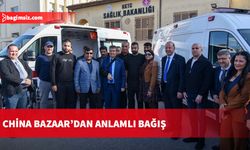 China Bazaar’dan Sağlık Bakanlığına 2 ambulans ve tekerlekli sandalye bağışı