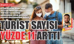 Turist sayısı yüzde 11 arttı