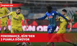 Fenerbahçe, Rize'den 3 puanla dönüyor