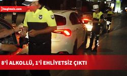 475 araç sürücüsü rapor edildi, 20 araç trafikten men edildi!