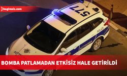 Araca yerleştirilen bomba patlamadan etkisiz hale getirildi