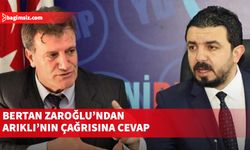 Bertan Zaroğlu’ndan Arıklı’nın çağrısına cevap