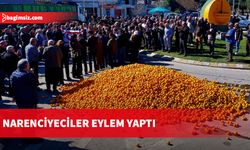 Narenciyeciler eylem yaptı