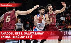 Anadolu Efes, Türkiye Sigorta Basketbol Süper Ligi'nde Galatasaray Ekmas'ı 92 - 95 yendi