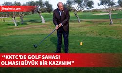 Cumhurbaşkanı Tatar, golf kupası ödül törenine katıldı