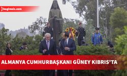 Almanya Cumhurbaşkanı Güney Kıbrıs'ta