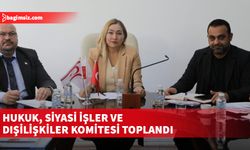 Hukuk, Siyasi İşler ve Dışilişkiler Komitesi toplandı