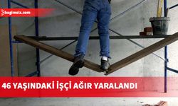 Alayköy Sanayi Bölgesi’nde bir işçi 2 metre yükseklikten düştü