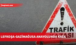 Lefkoşa-Gazimağusa anayolunda kaza: 3 yaralı