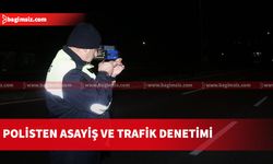 İki ilçede eşzamanlı asayiş ve trafik denetimi gerçekleştirildi