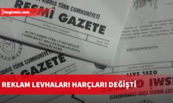 Reklam levhaları harçları değişti