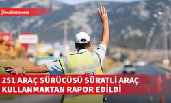 405 araç sürücüsü rapor edildi, 4 sürücü tutuklandı ve 48 araç trafikten men edildi