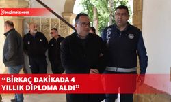 Polis, zanlının sahte diplomayı tedavüle sürerek 4 barem artış yazısı aldığını söyledi